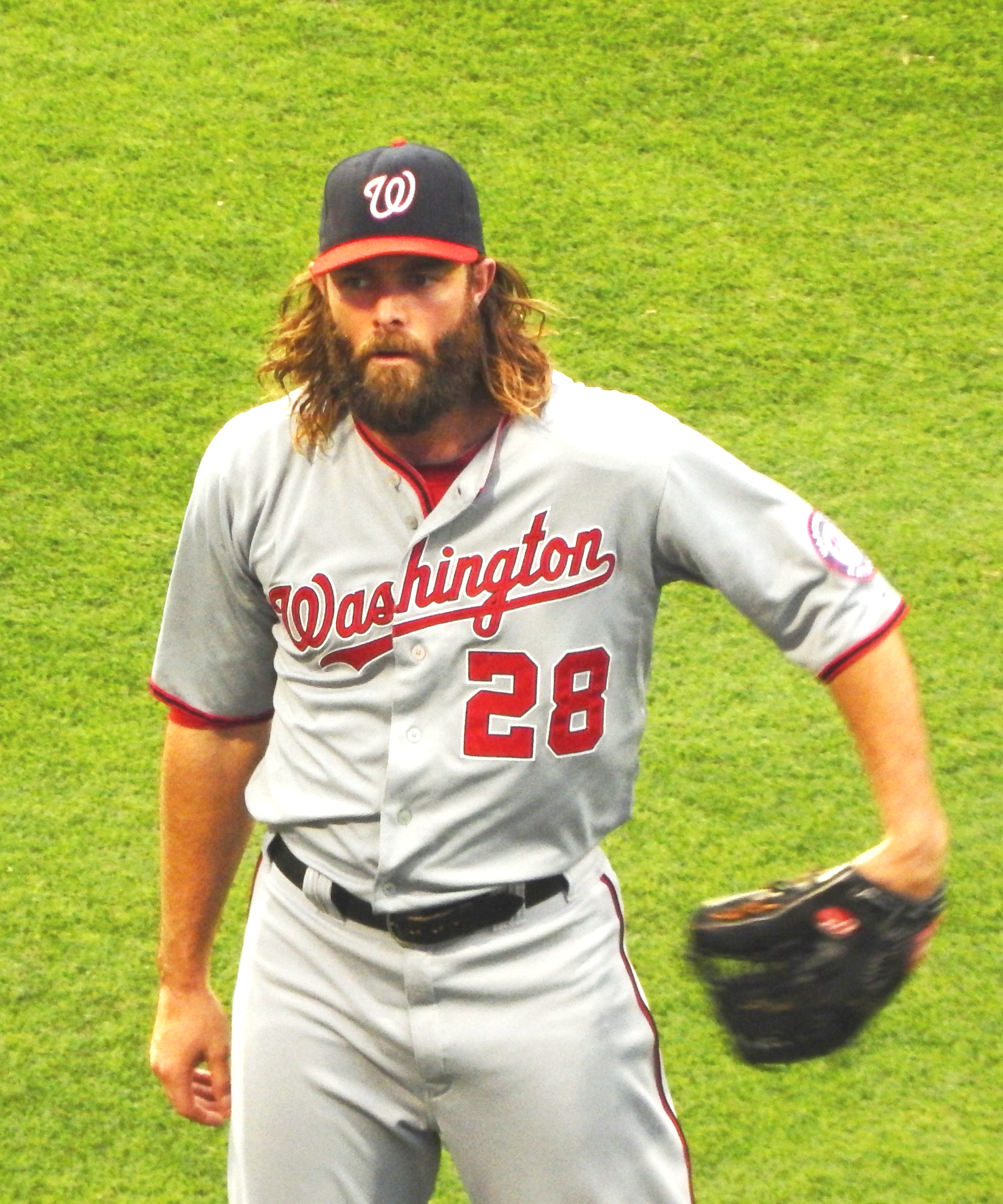 File:Jayson Werth playing left field for the Washington nationals.jpg -  Wikipedia