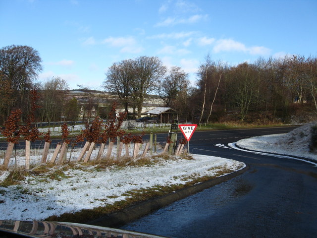 File:Junction at the A697 - geograph.org.uk - 1131043.jpg