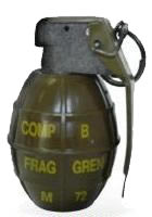 <span class="mw-page-title-main">Mecar M72</span> Hand grenade