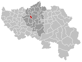Saint-Nicolas Liège Belgium Map.png