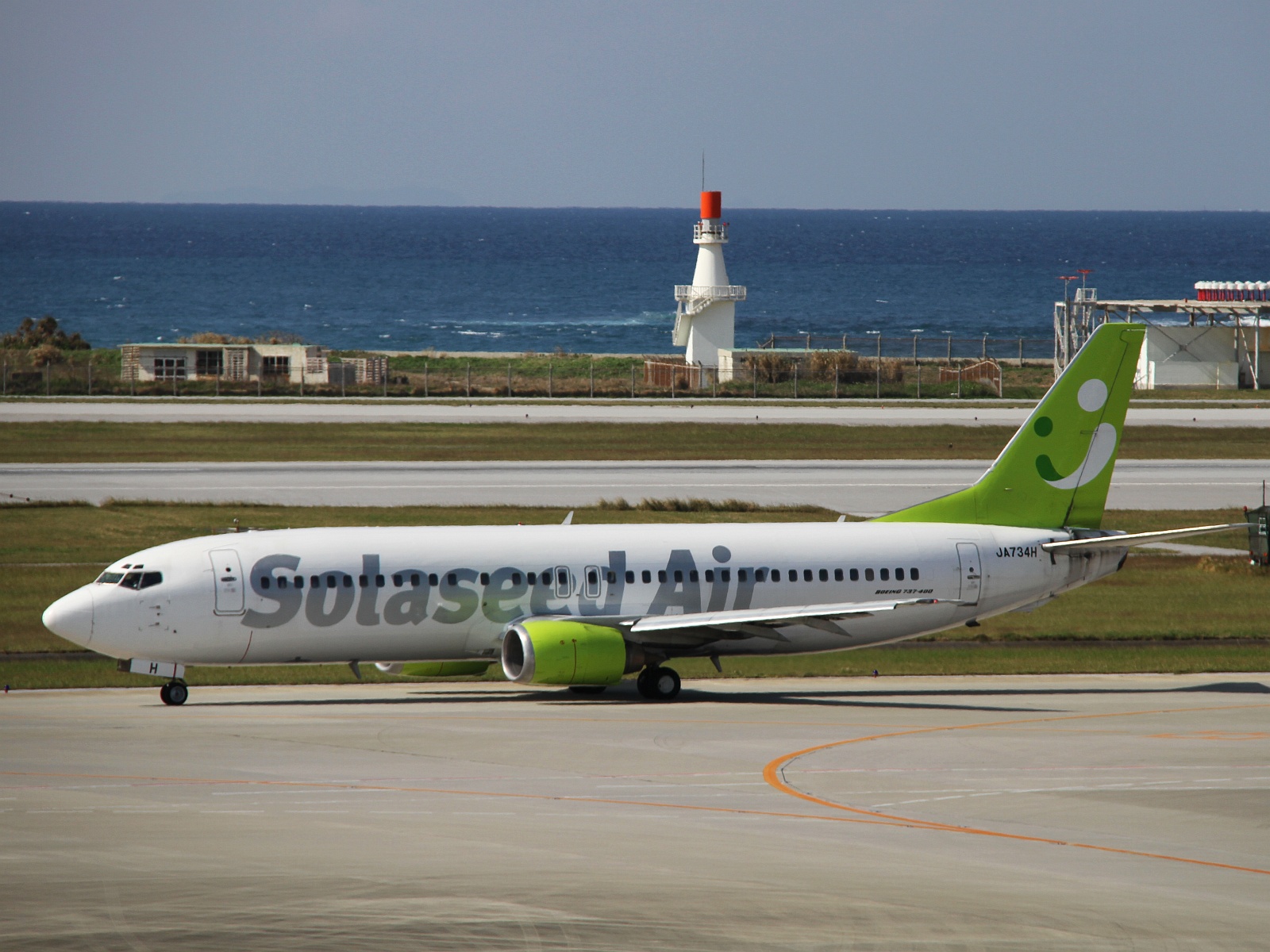 世界的に Solaseed Air ソラシドエア ボーイング737-400 1/130 航空機