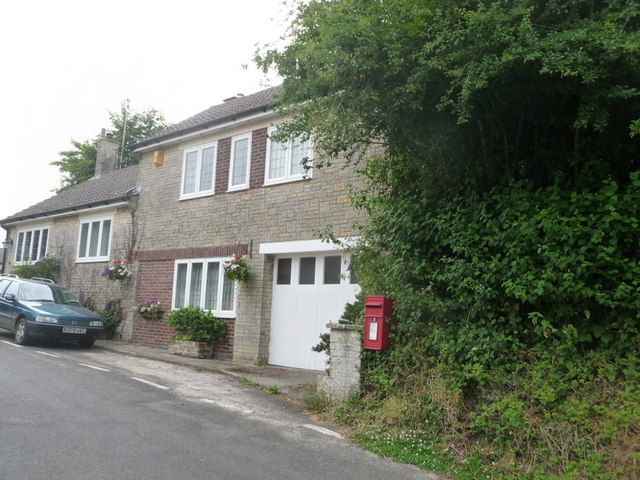 File:Toller Porcorum, postbox No. DT2 113 and the old post office - geograph.org.uk - 1383412.jpg