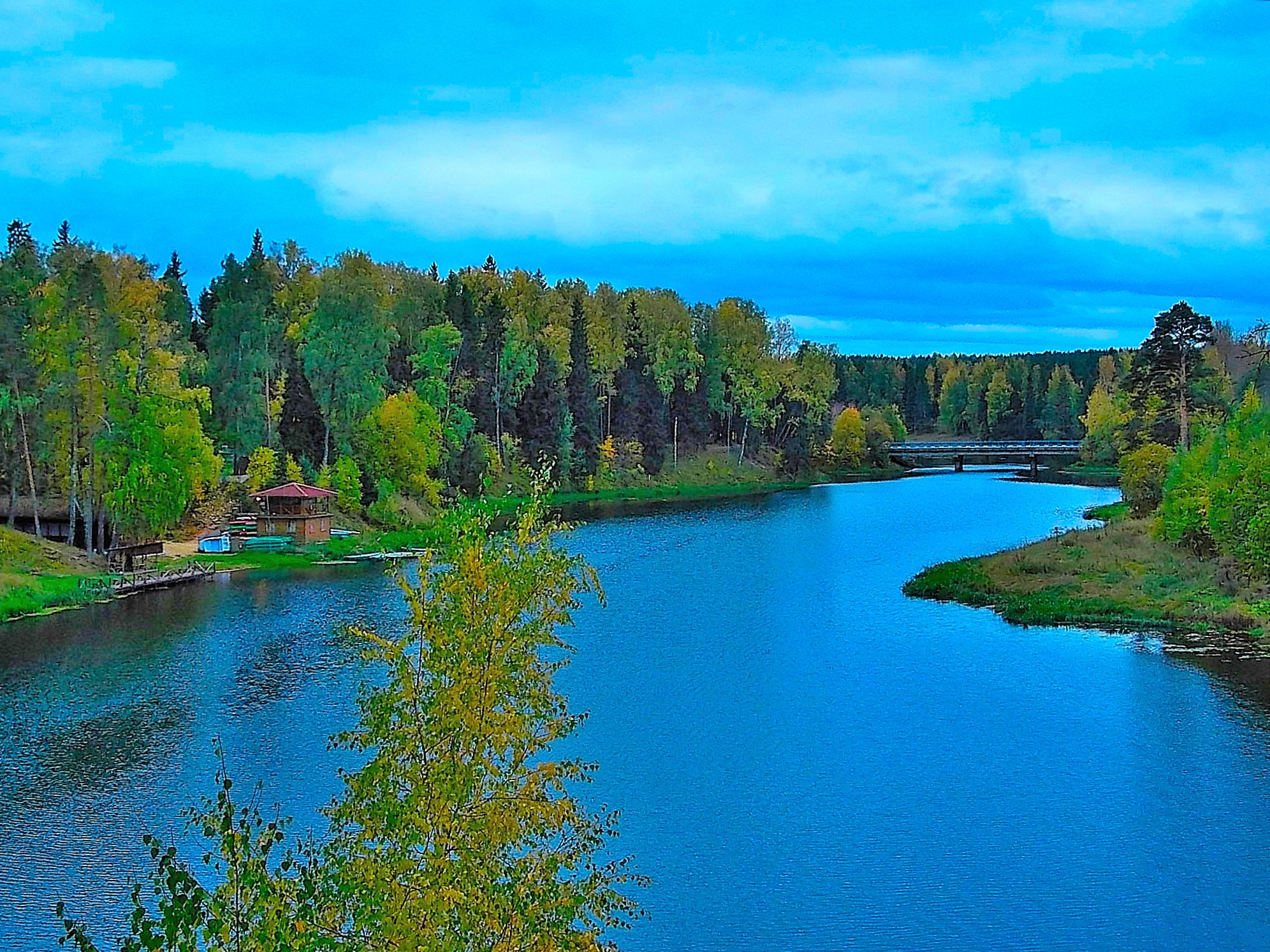 Посёлок Сиверская река