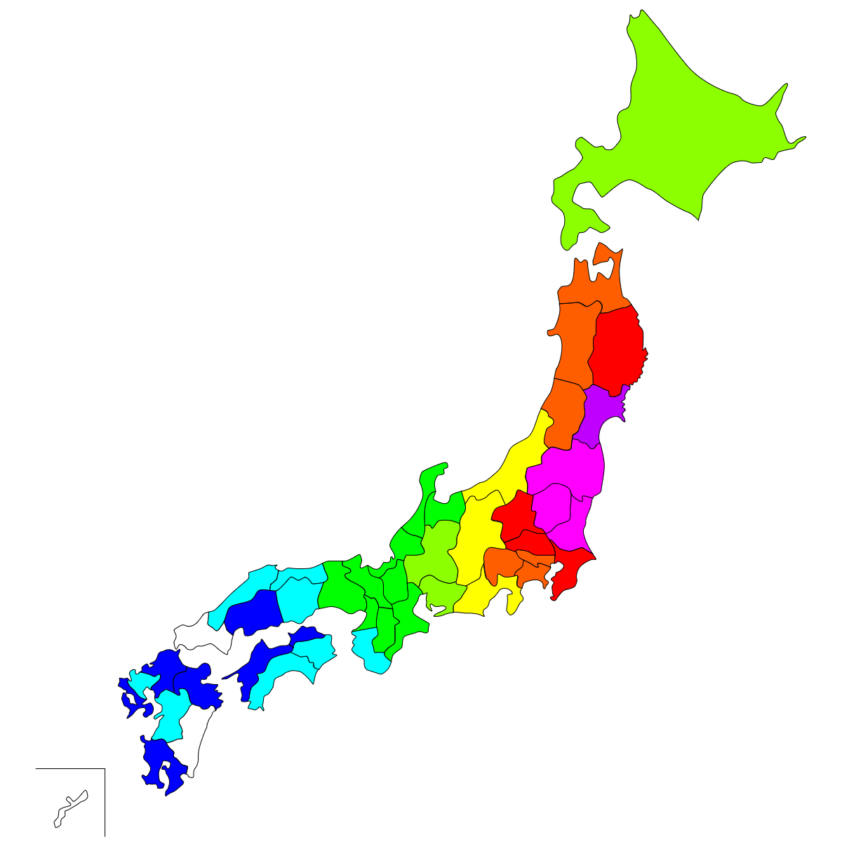 File 東北地方太平洋沖地震 都道府県ごとの震度 Png Wikimedia Commons