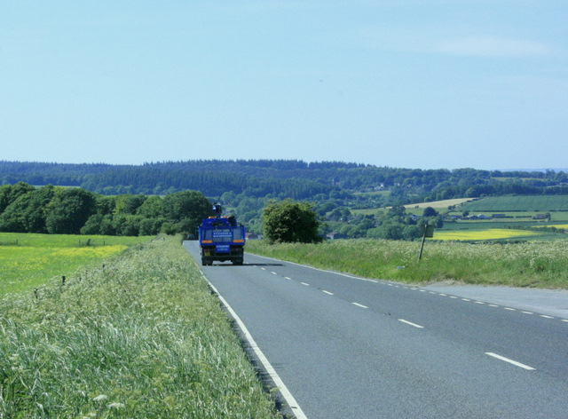 File:A350 looking north toward Longbridge Deverill - geograph.org.uk - 1373278.jpg