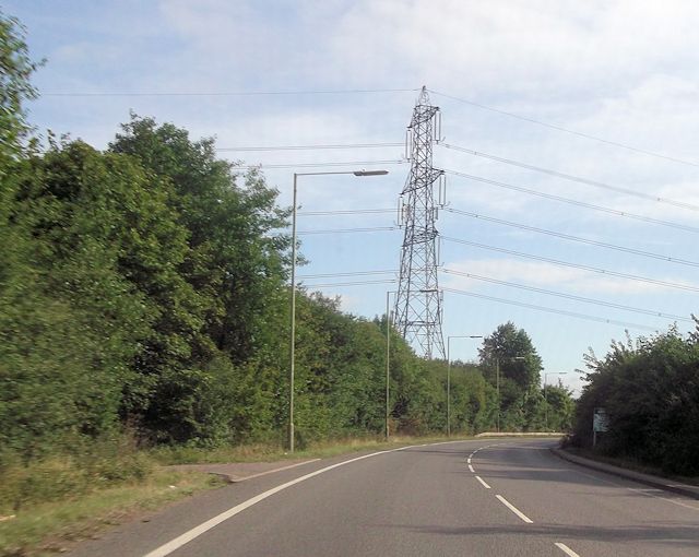 File:A4130 bend approaching power lines - geograph.org.uk - 3671496.jpg