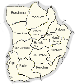 Morovis map with barrio subdivisions Barrios of Morovis, Puerto Rico locator map.png