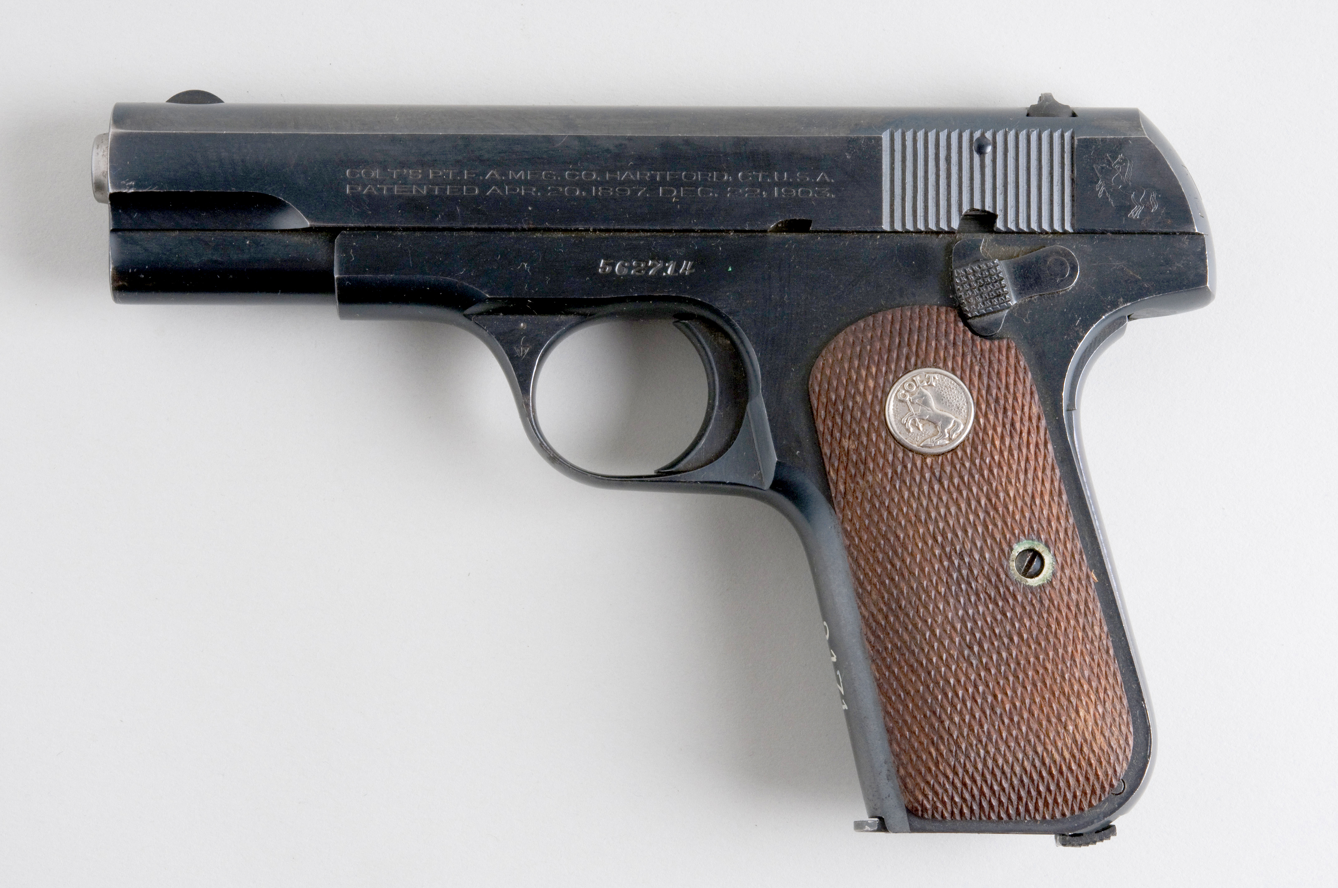 【日本早割】コルト COLT M1903 コルト .32 オート 木製グリップ モデルガン