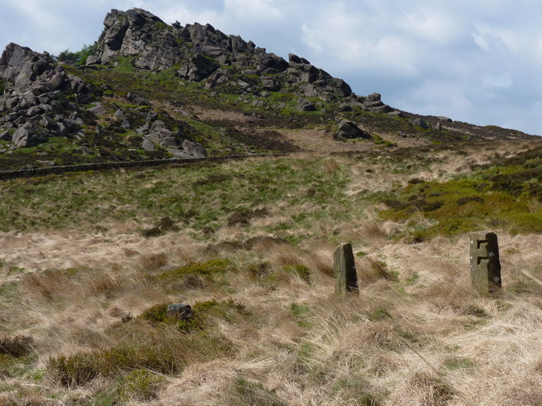 Disused gateway between Hen Cloud and The Roaches - geograph.org.uk - 1846636