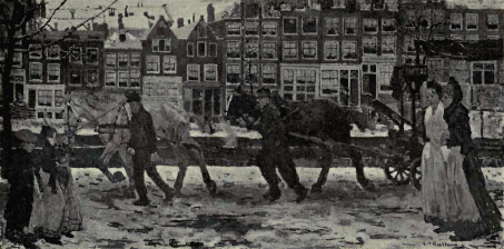 File:Dutch Painting in the 19th Century - Breitner - Winter in Amsterdam.png