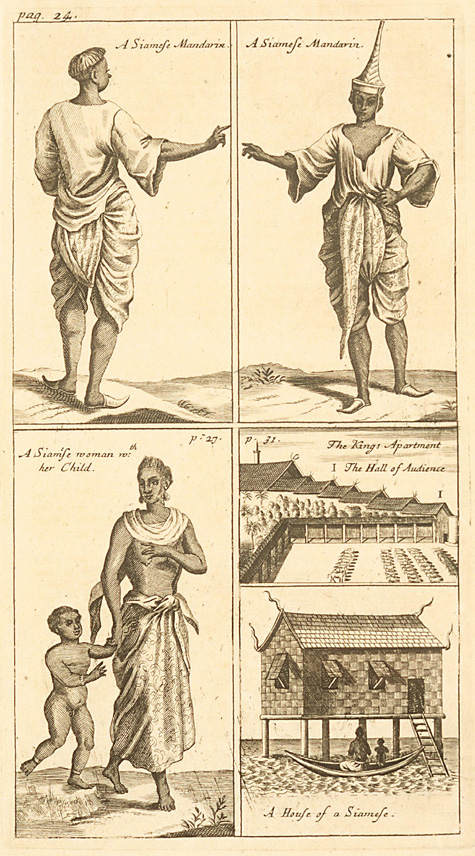 A page from Simon de La Loubère :''Du Royaume de Siam''.Illustration from the English edition (1693).