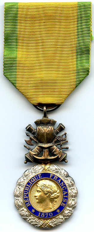Lote de 3 medallas militares República Francesa tipo t…
