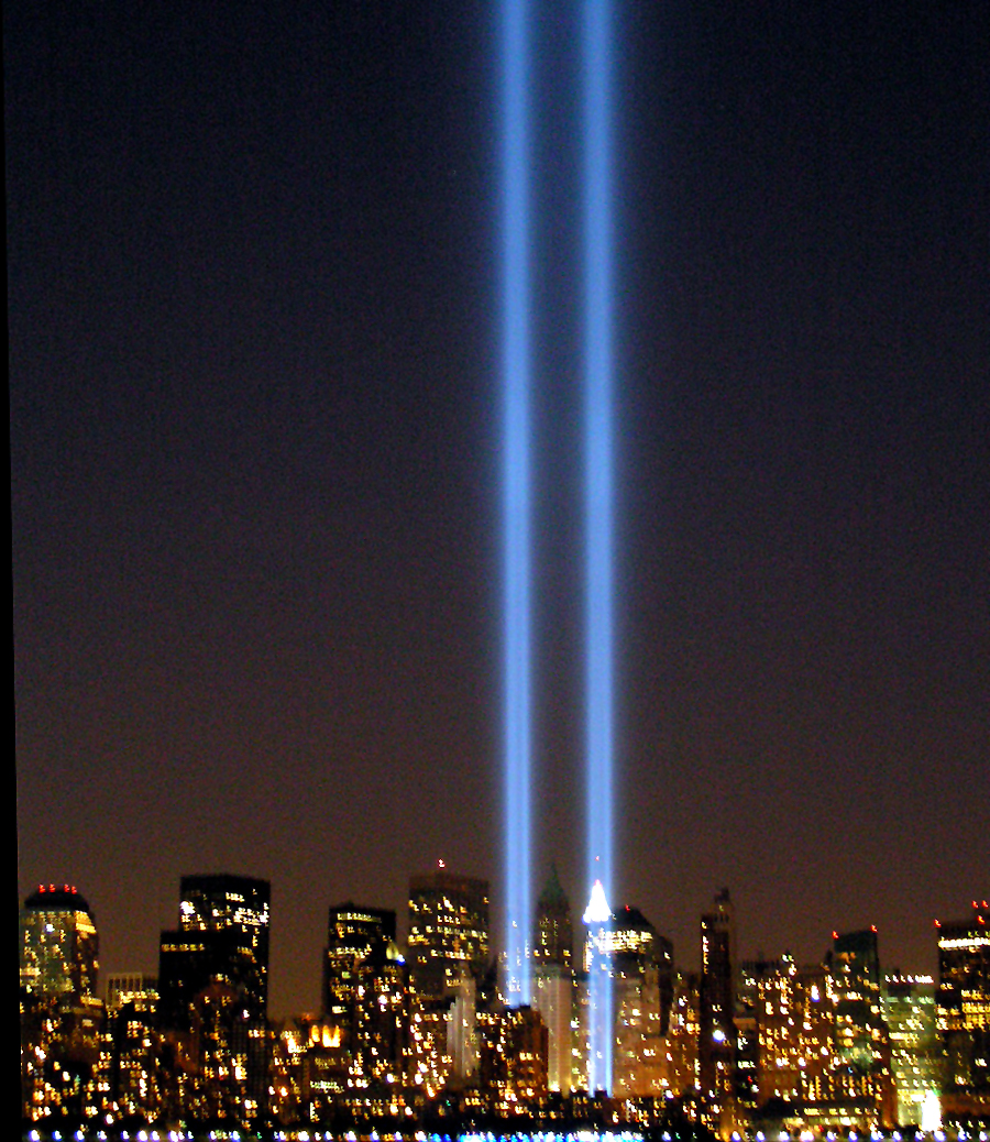 9 11 memorial lights wallpaper