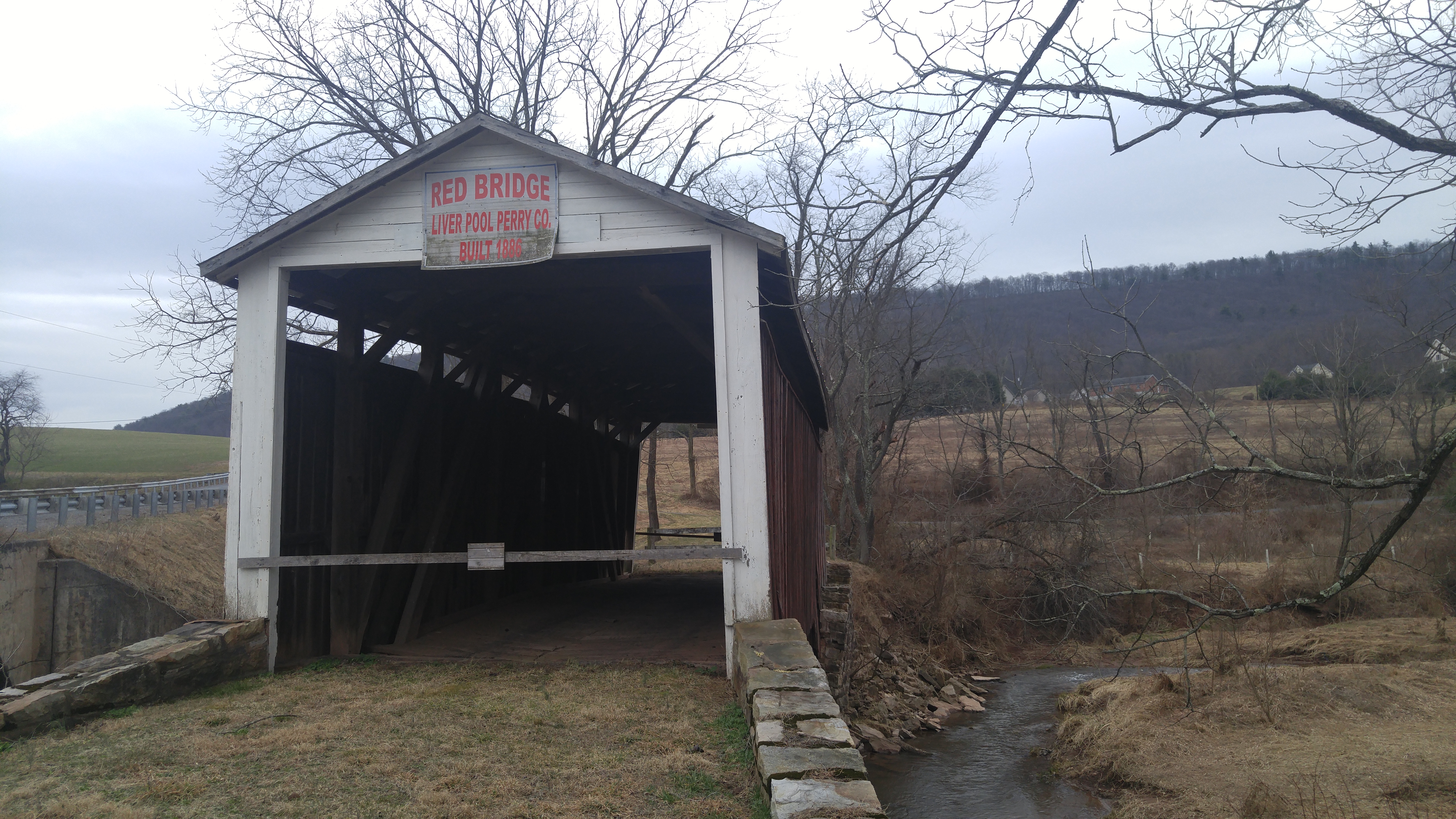 Photo of Red Covered Bridge