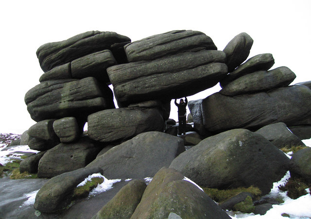 Rocks at Higger Tor - geograph.org.uk - 1634697