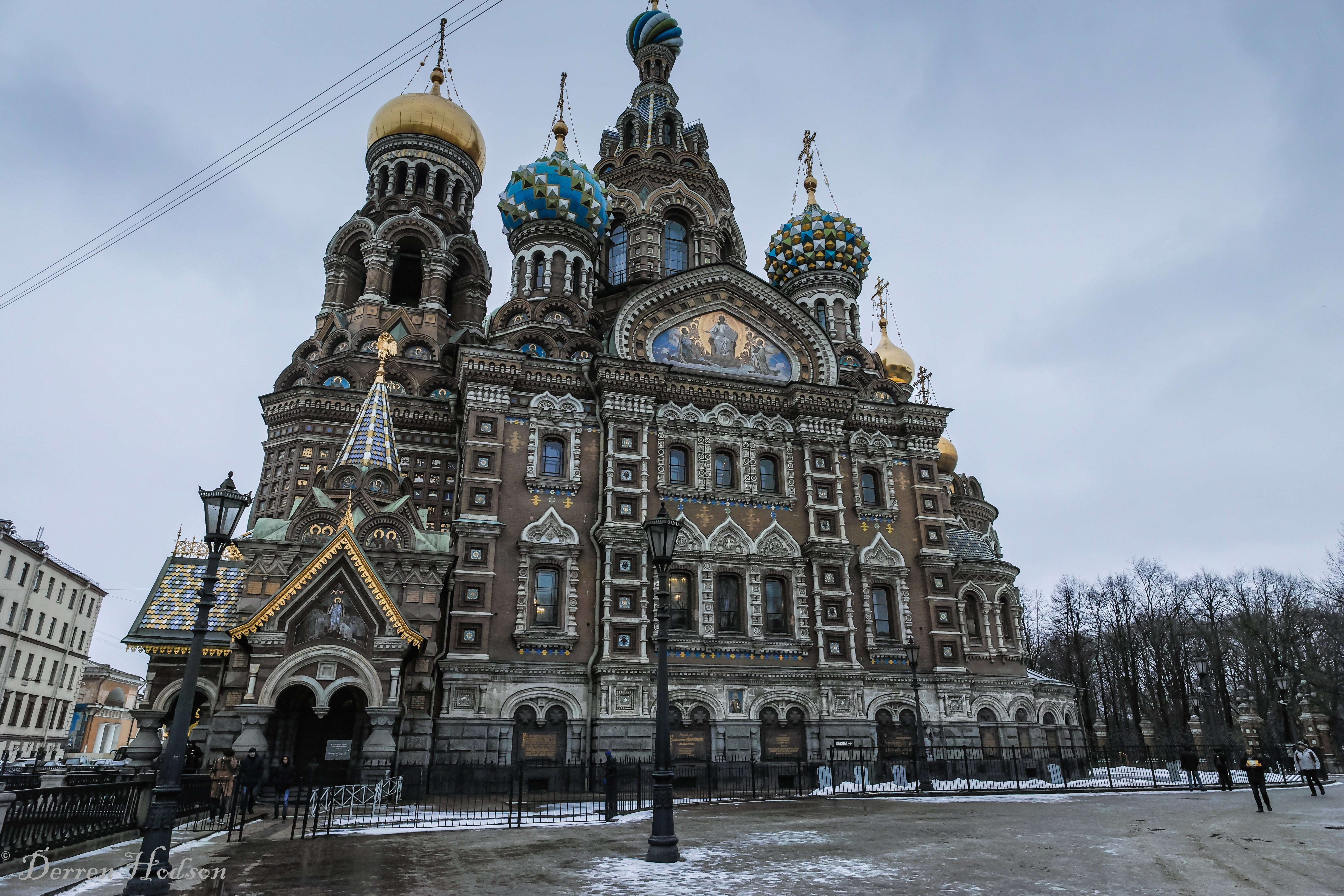 Храм Спаса-на-крови Санкт-Петербург зимой
