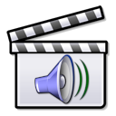 Actiom Sound film clapperboard icon.png