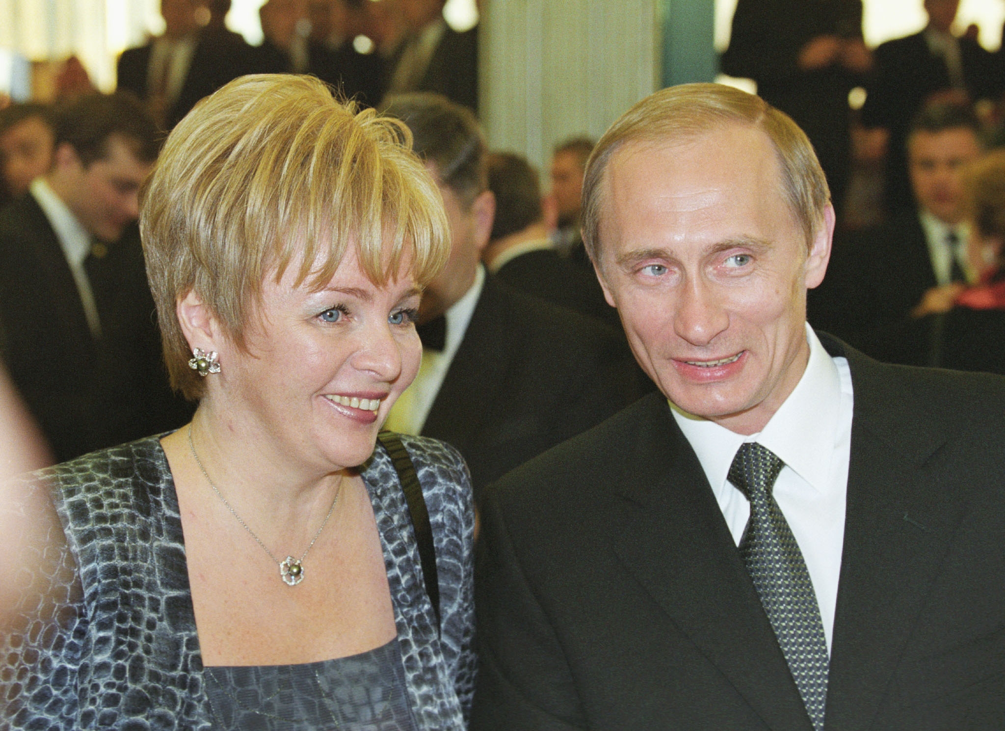 Vladimir Putin with Lyudmila Putin-1