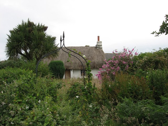 File:"The" Cranstal Cottage (now vacant and for sale) near Cranstal, Isle of Man - geograph.org.uk - 1180130.jpg