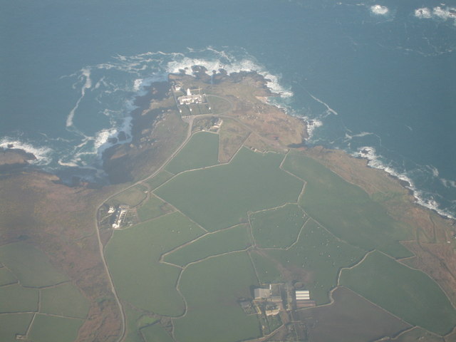 File:Aerial view of Pendeen Watch lighthouse - geograph.org.uk - 336889.jpg