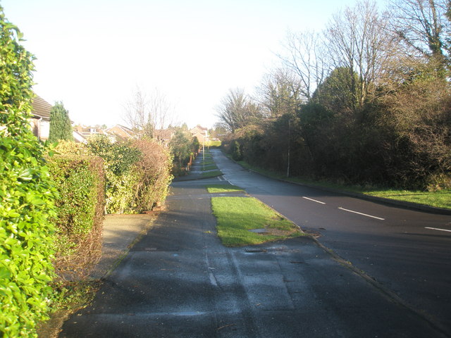 File:Approaching the junction of London Road and St Hilda Avenue - geograph.org.uk - 1608105.jpg