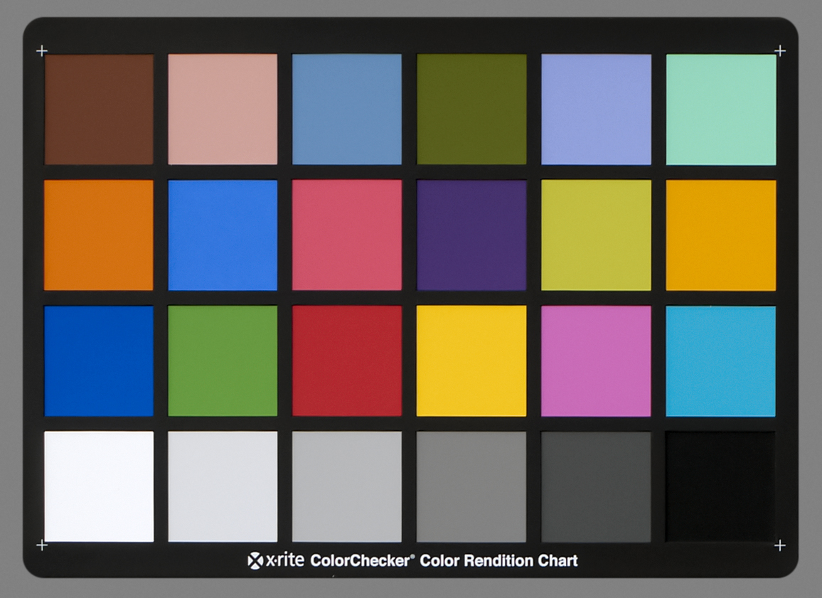 X Rite Colorchecker Color Rendition Chart