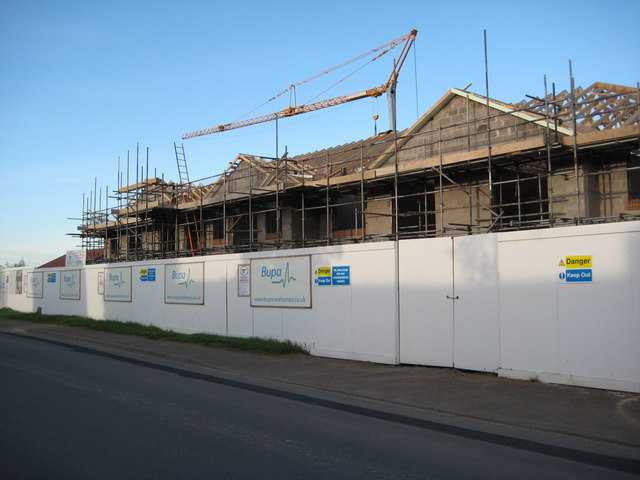 File:Construction site in Malvern - geograph.org.uk - 1284692.jpg