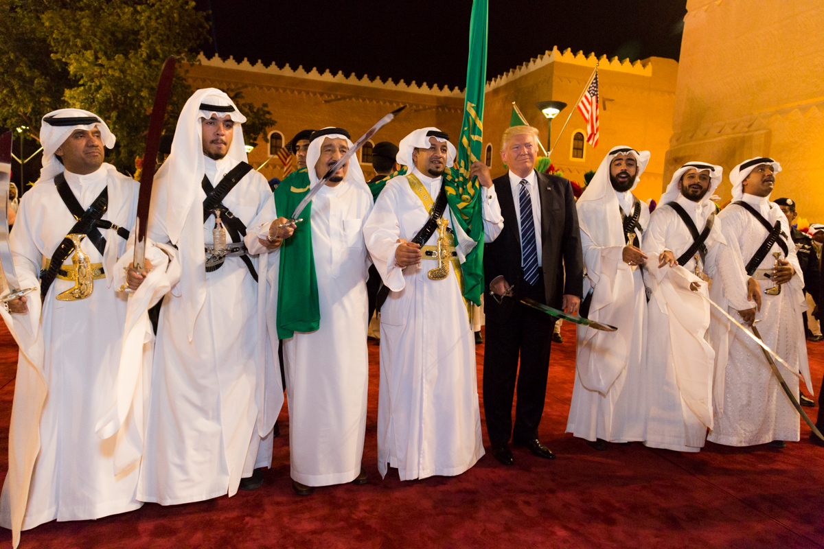 Donald Trump Enjoys Saudi Hospitality
