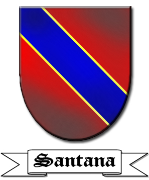 Escudo de Armas de la familia Santana.