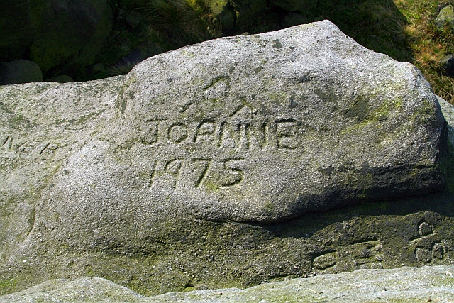 File:Graffiti on Blackstone Edge. - geograph.org.uk - 570397.jpg