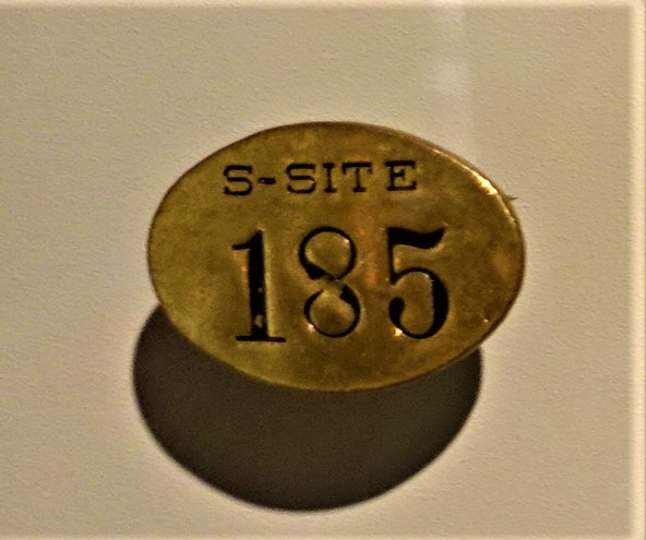 Los Alamos, Manhattan Project, S-Site Badge - www.joyofmuseums.com - International Spy Museum