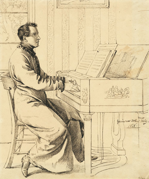 File:Ludwig Emil Grimm Mann am Klavier.jpg