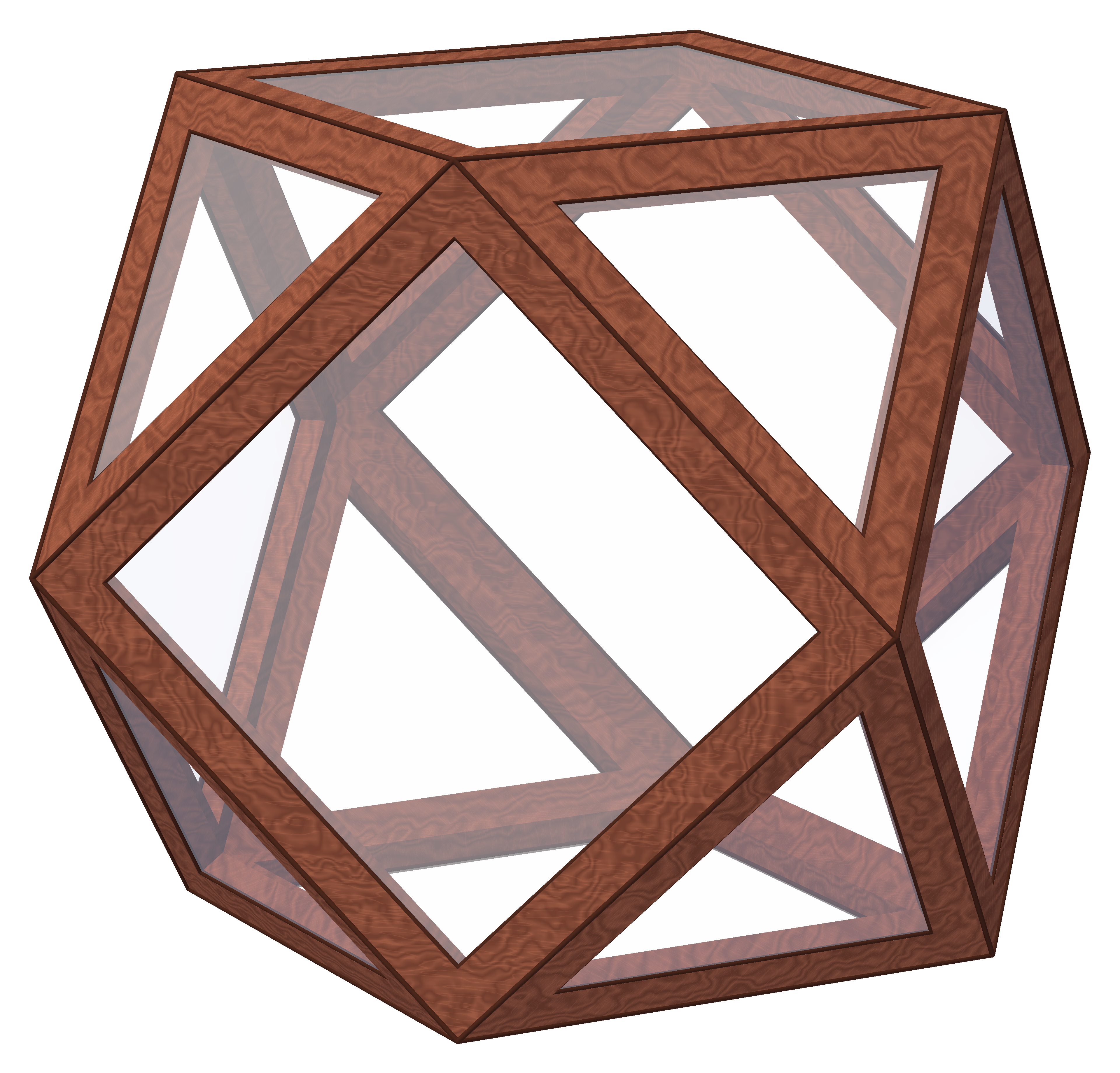 Cuboctahedron. Многогранник PNG. Polyhedra. Catalan Solids.