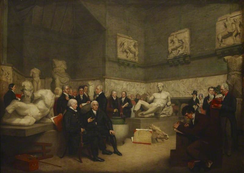 File:Temporary Elgin Room at the Museum in 1819.jpg