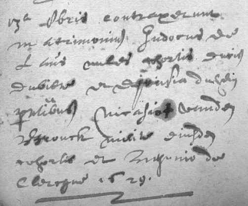 File:1629 October 13 Wingene Antoni Desclergue wedding witness.jpg