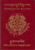 Red diplomatic passport (Denzhen)