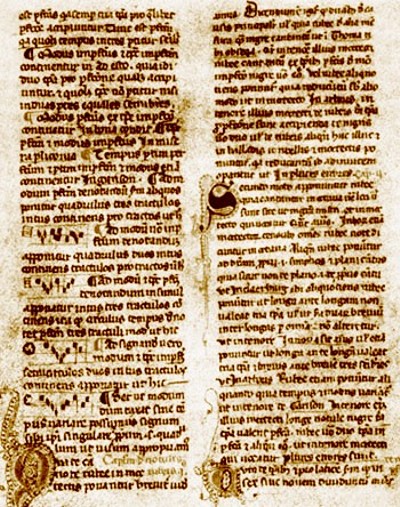 Página del tratado ''Ars nova''.
