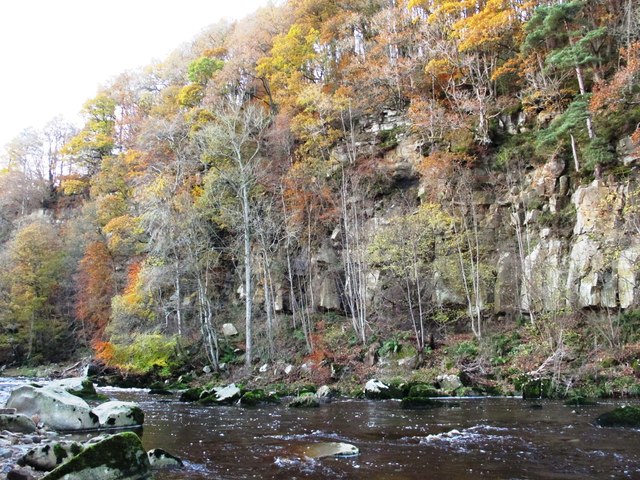 File:Blaeberry Crags above the River Allen - geograph.org.uk - 3219486.jpg