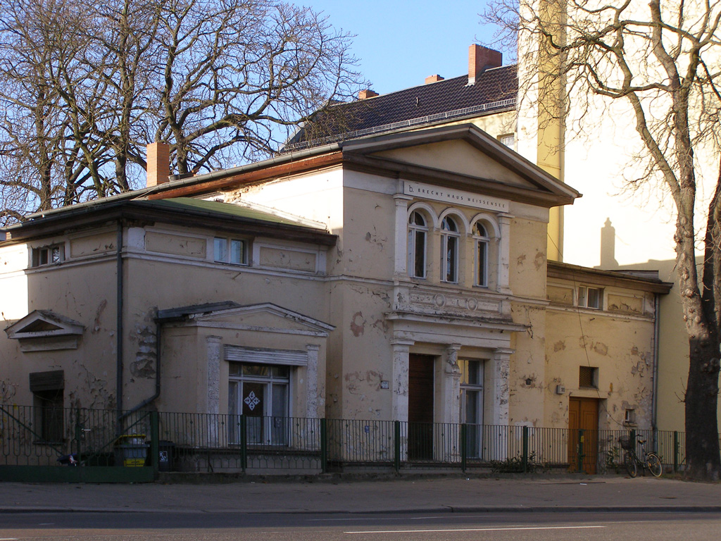 Casa de Brecht en Berlin-Weißensee.