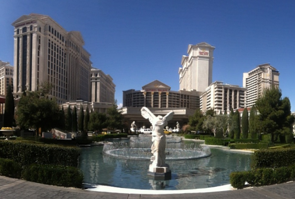 Caesars Palace remodels of its main entrance - Eater Vegas