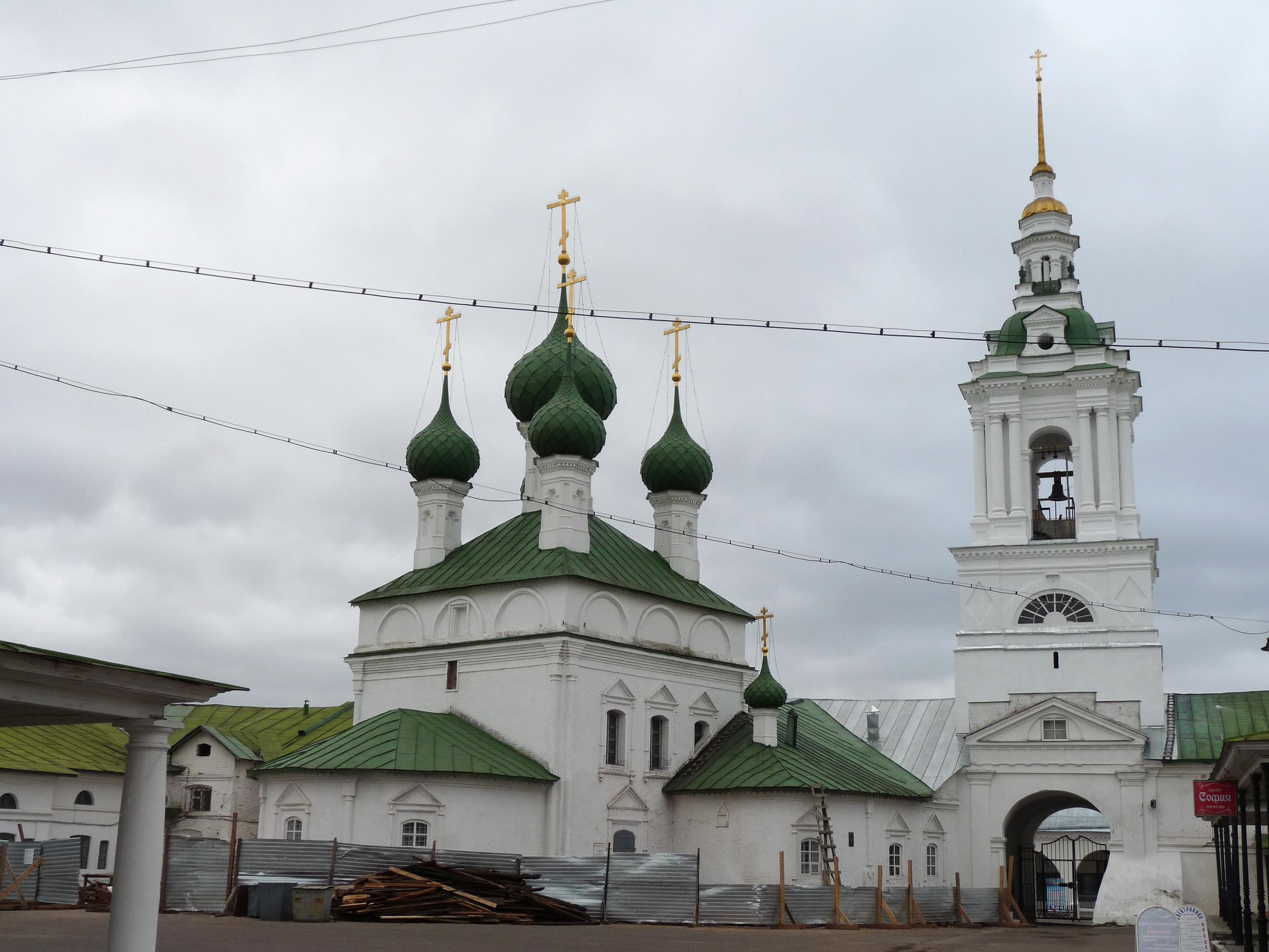 Церковь на запрудне в костроме