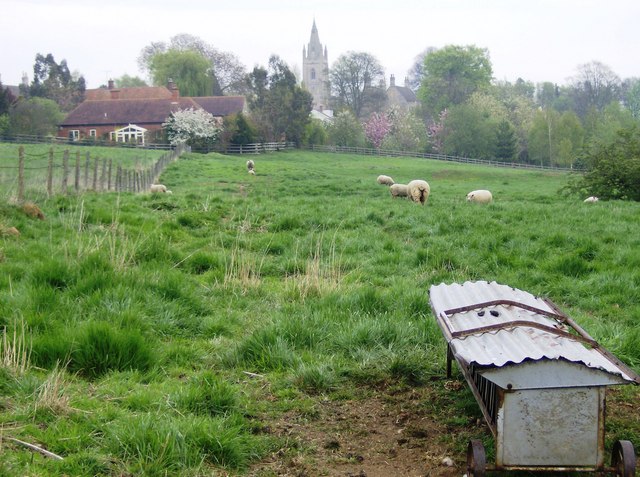 Fields in front of Empingham church - geograph.org.uk - 456711