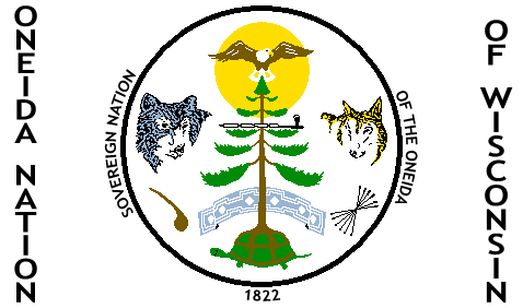 Flag of the Oneida Nation, in Wisconsin