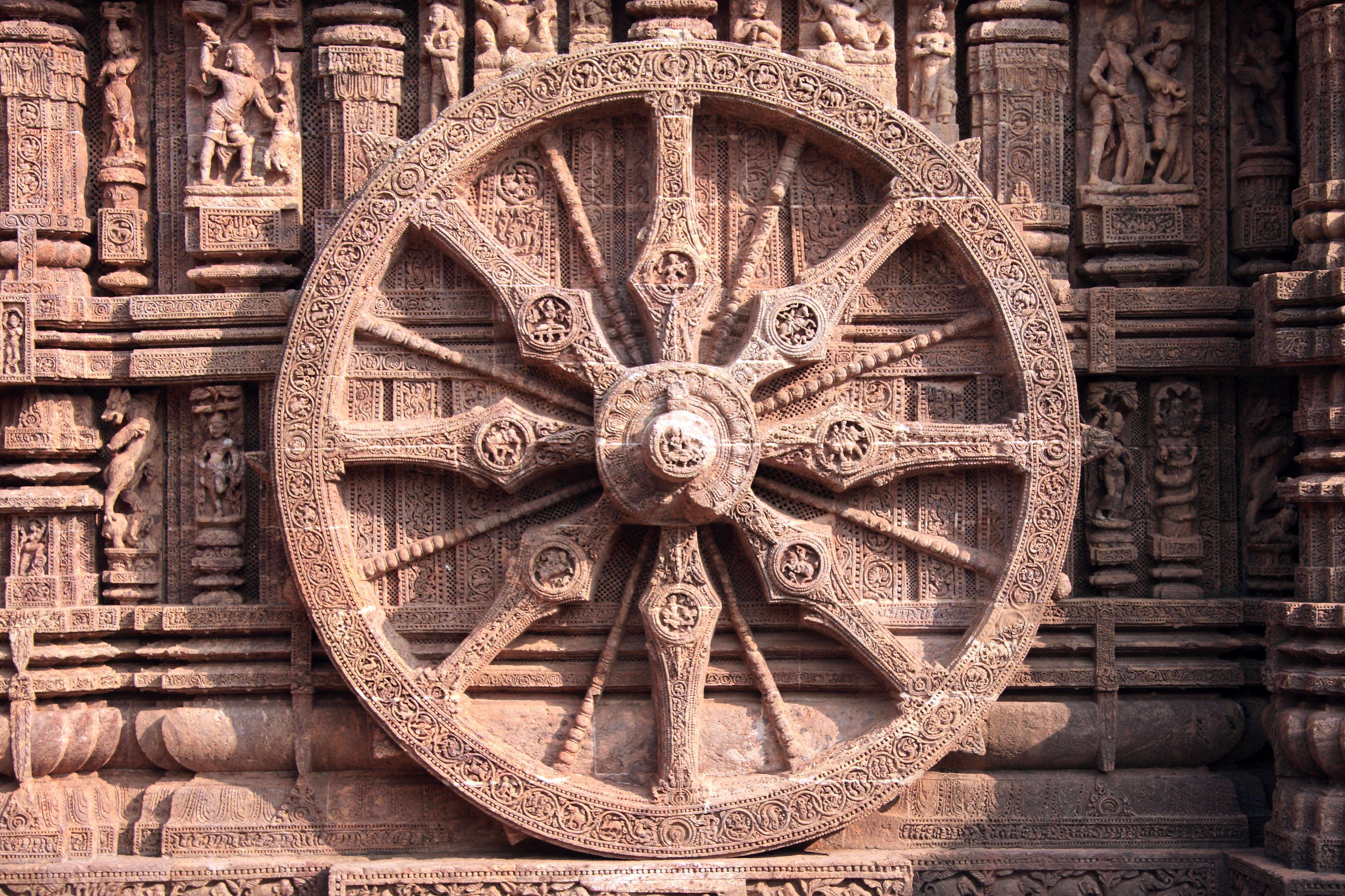 The Great Wheel of Konark Sun Temple | There are 24 wheels i… | Flickr