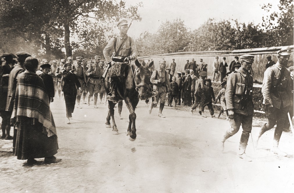 Wejście Pierwszej Kompanii Kadrowej do Kielc (12 sierpnia 1914 roku).