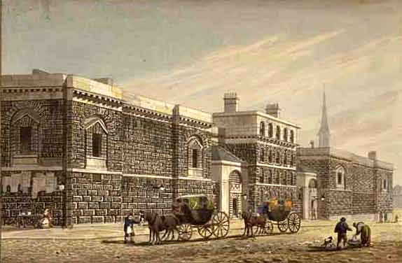 File:Newgate West View of Newgate by George Shepherd 1784-1862 edited.jpg