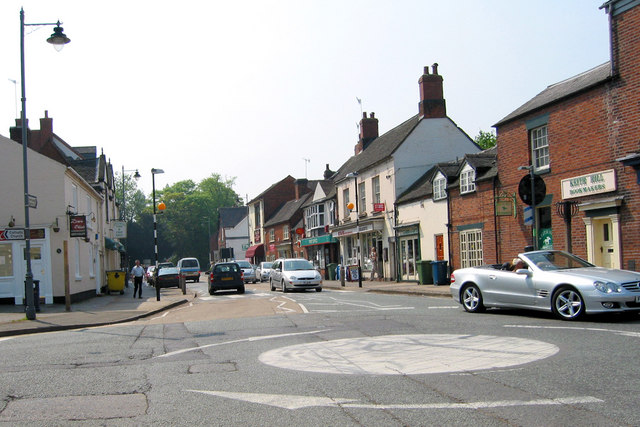 Roundabout in Eccleshall - geograph.org.uk - 799364