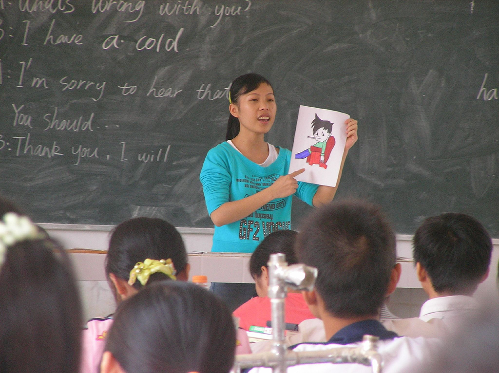 FileStudent teacher in China.jpg Wikimedia Commons