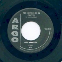 Label of This Should Go On Forever, Argo records, 1959.