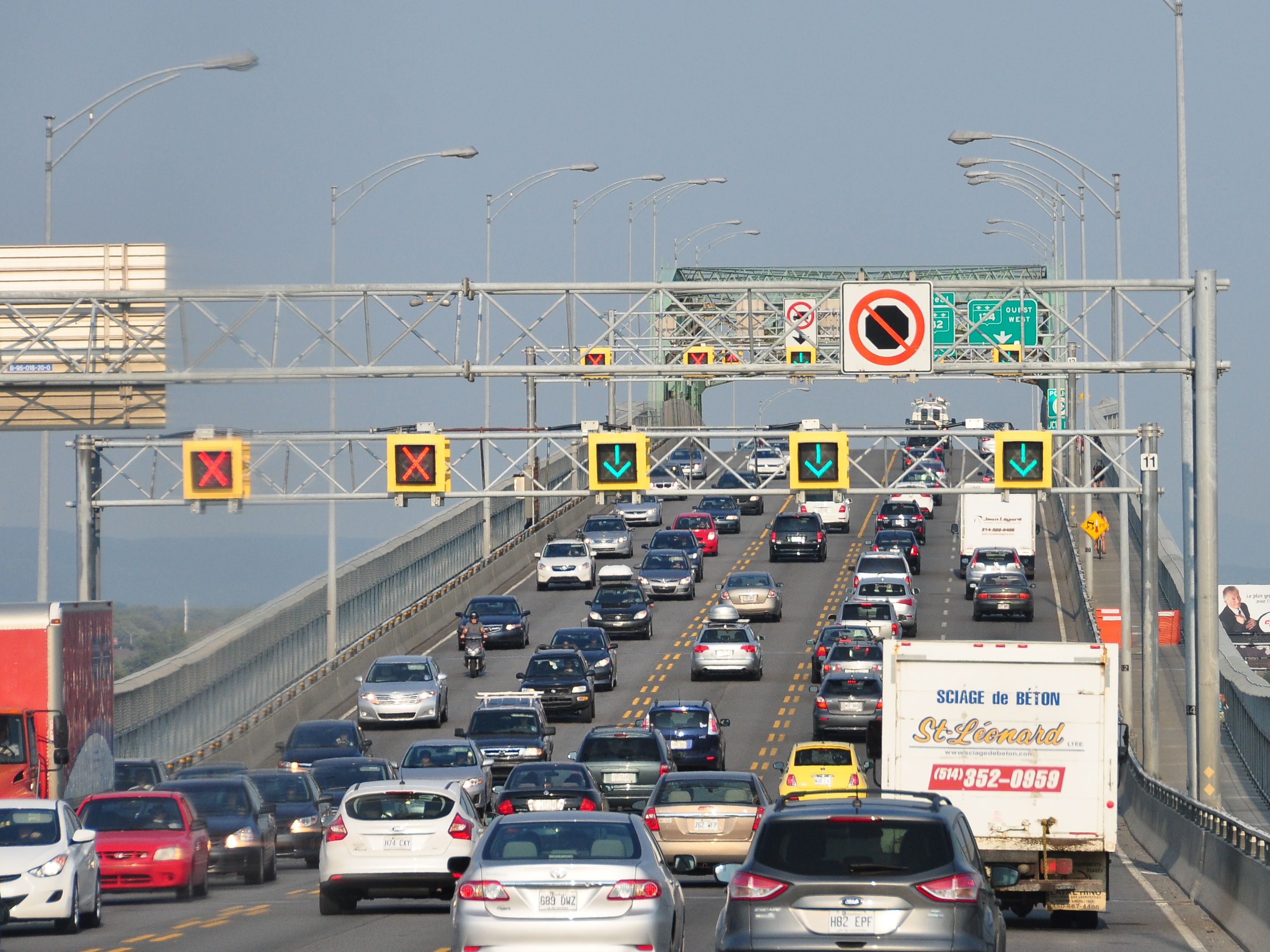 pont jacques cartier traffic